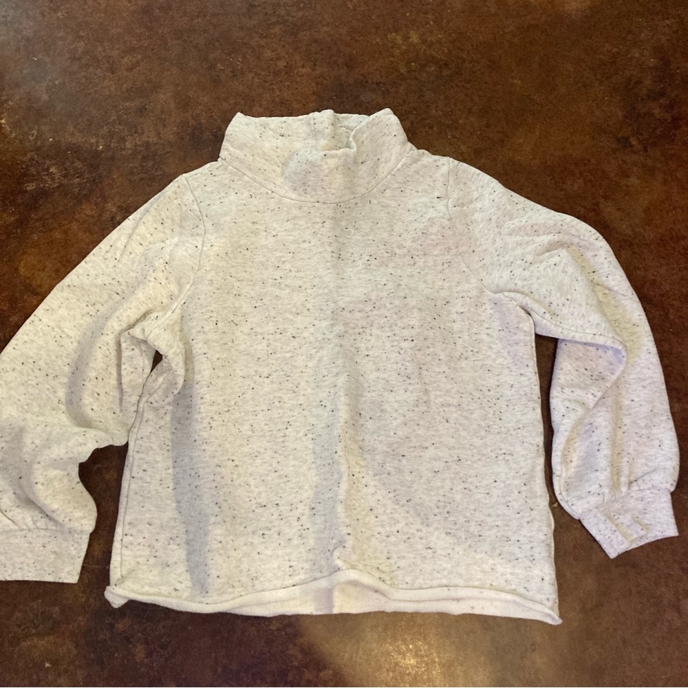 Madewell roll neck cropped Gray Sweatshirt